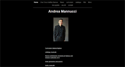 Desktop Screenshot of andreamannucci.com