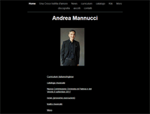 Tablet Screenshot of andreamannucci.com